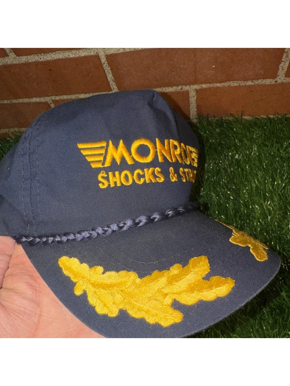 VTG 80’s Monroe Shocks&Struts Oak Leave And Rope Bill Narrow SnapBack Hat